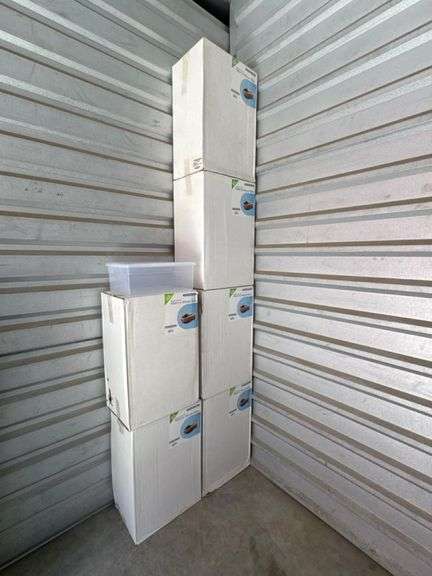 The Container Store Men's Shoe Boxes Clear 10 Per Case 14-3/4"x10-1/8"x5-5/8" New w/Lids, Item 10063686 **sold 6X the money**