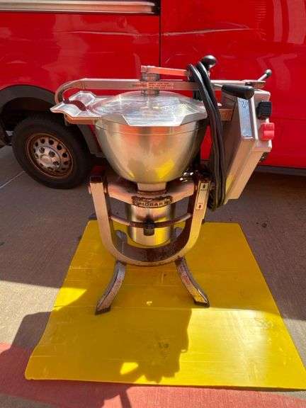 Hobart Commercial Food Cutter Mixer Buffalo Chopper with 2 Blade Sets, Stainless Bowl, Electric, Timer
