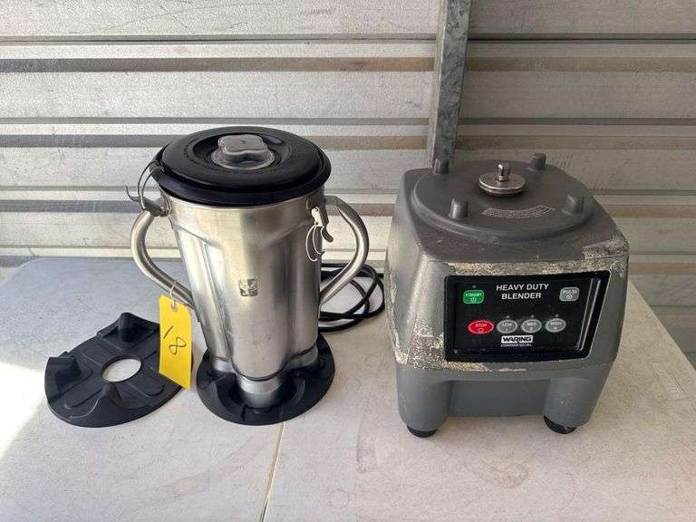 Waring CB15N Heavy Duty 3.75 HP Commercial Blender, 1-Gallon Stainless Jar, 120V, Serial 636364