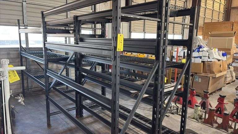 NSF Shelving, approximately 76”x24”x78”