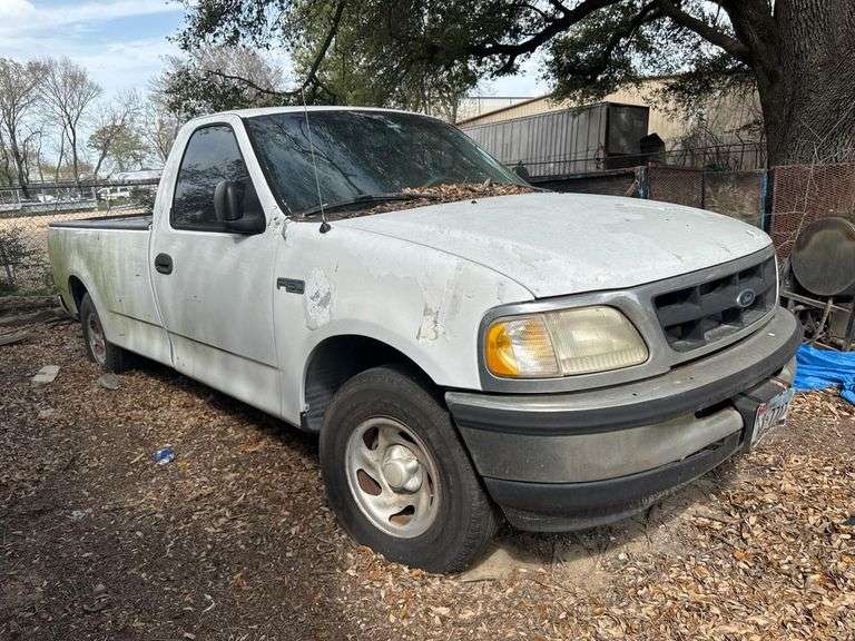 1998 Ford F-150 Regular Cab Long Bed, Missing Engine/Transmission VIN 1FTZF1724WKA63876
