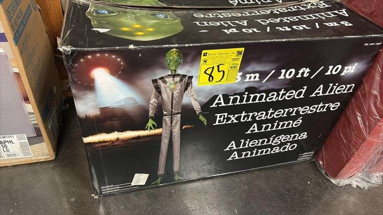 10 ft Animated Alien Figure with Lights & Movement – Giant Animatronic ...
