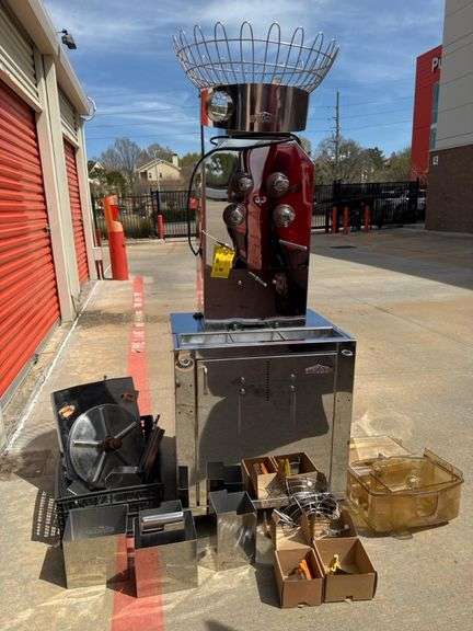Citrocasa 8000XB Automatic Citrus Juicer, 115V, 40 Oranges/Min, w/ Accessories, Serial 11.057