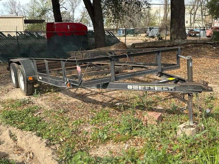 Carry-On Tandem Axle 16 ft x 6'4" Utility/Car Hauler Trailer, Steel Frame, Needs Deck