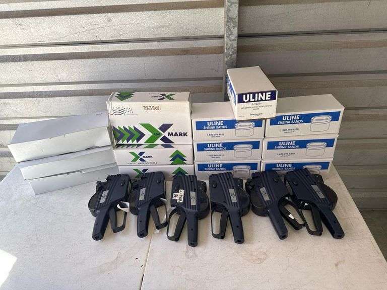 Assorted Lot Label Guns / Labels / Shrink Bands
