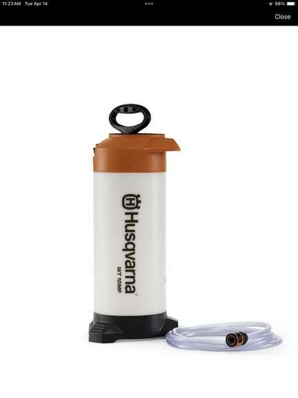HUSQVARNA 10 LITER CAP WATER TANK - WT 10MP