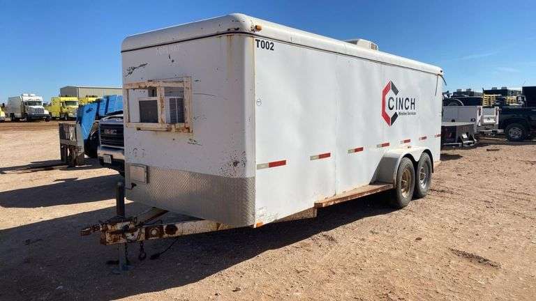 2010 Top Hat Enclosed Utility Trailer, 12,500 lbs GVWR, Dual Axle, VIN 4R7BC2025AT100921