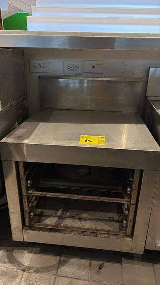 Commercial Stainless Steel Electric Oven/Warming Drawer, 36" Wide, 2 Rack, 120V