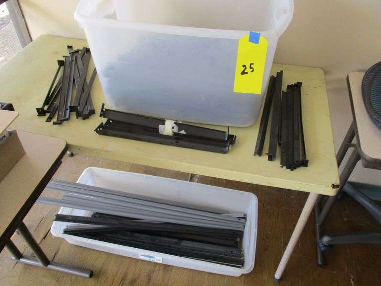 LOT, ASSORTED FILE RAILS INCLUDING HON LATERAL RAILS