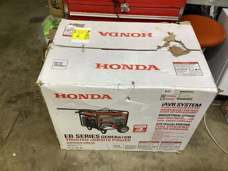 HONDA EB5000X 5000 WATT GENERATOR - EB5000XKB