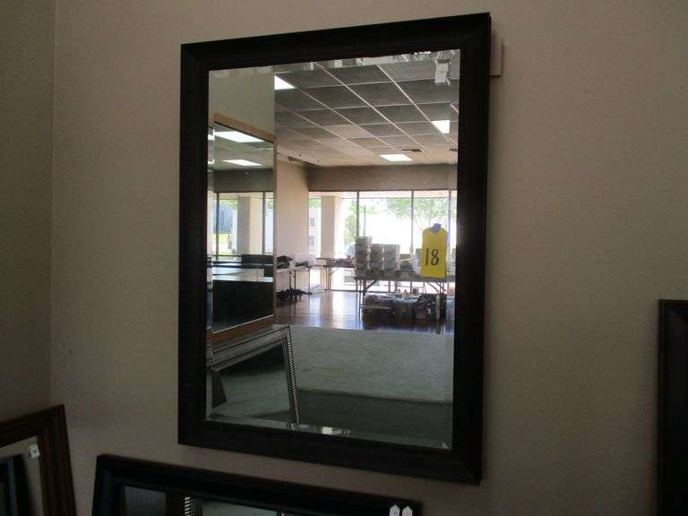 LOT (4) ASSORTED FRAMED MIRRORS