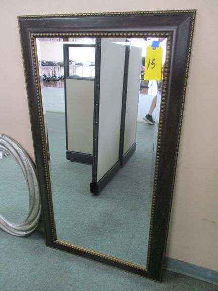 30" X 55" FRAMED MIRROR