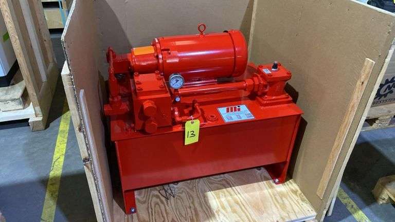 Motion Industries 10 HP Hydraulic Power Unit, 2000 PSI, 7.5 GPM, 30 gal, 230/460V, S/N 45018-2
