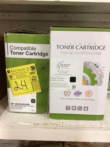 HP REPLACEMENT TONER CARTRIDGES LOT OF 2