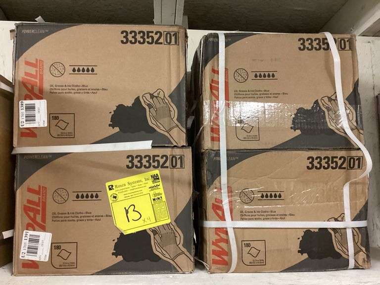 WYPALL DRY WIPE 180 SHEETS MELTBLOWN BLUE - 33352 (sold 4x the money)