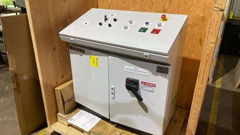 ALTEC 12K Industrial Control Panel, 240V 3-Phase, 47A FLA, 100kA SCCR, Serial 23021-005-01