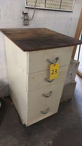 Cell Soak 380 N.F. Detergent, 2×5 Gal Corrosive Cleaner, Oliver Chemical, UN 1760 Sodium Hydroxide and (1) 4 Drawer storage Cabinet as Shown