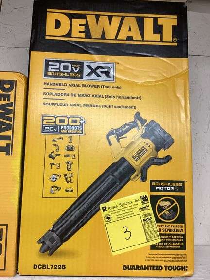 DEWALT 20V HANDHELD AXIAL BLOWER TOOL ONLY - DCBL722B