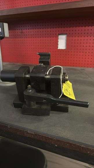 Precision Machine Tool Fixture, Clamping Vise, Serial 528-183596N, Steel, Lever Actuated