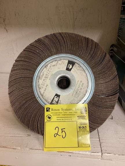 3M SANDING WHEELS P100 11"x1"x1-1/4"