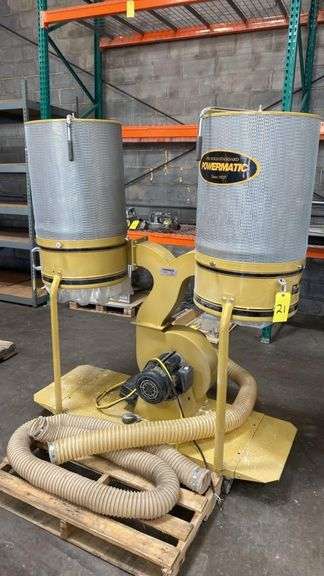 Powermatic PM1900TX 3HP Dust Collector, TurboCone Filtration, Dual Cartridges, 1900 CFM, Portable