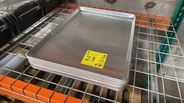 Commercial Aluminum Full-Size Sheet Pans, 17"x 25"