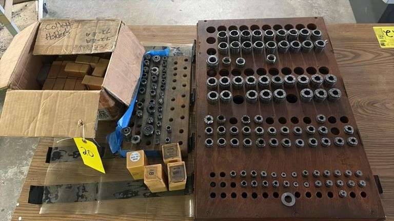 Large Mixed Nikken SK Collet Set: SK16, SK25, ~70 Collets, Trays & Boxes, 4-25mm