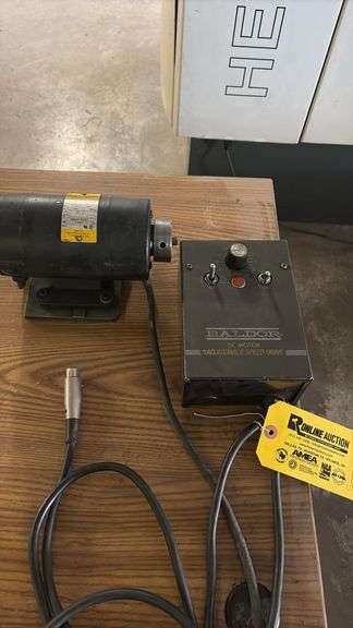 Baldor 2 HP DC Permanent Magnet Motor with Adjustable Speed Drive