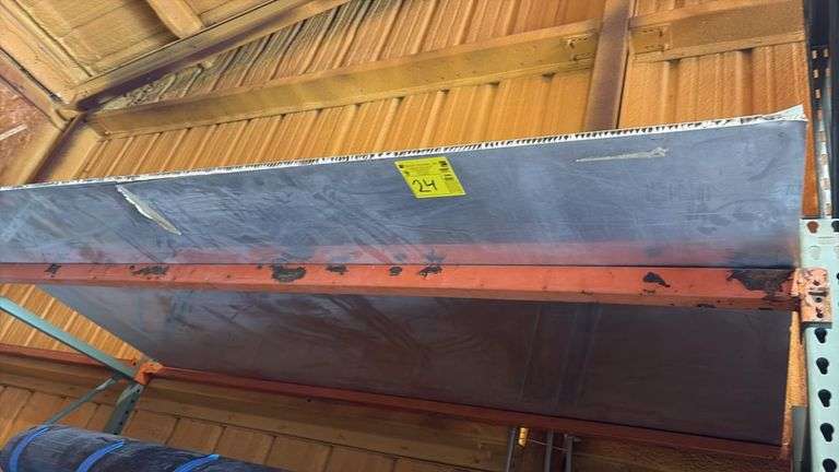 4x8 ft Aluminum Panel, 1" Thick, Corrugated