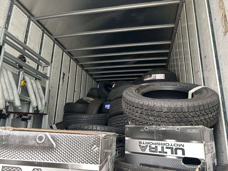 The attached list was prepared by the secured creditor when loading the Tires into the trailer.  We cannot guarantee e count but believe it is close.