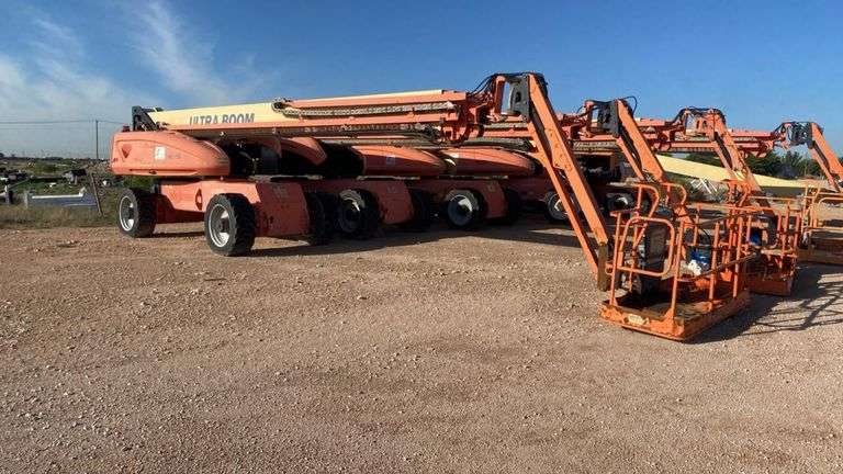 2007 JLG 1200SJP Telescopic Boom Lift, 120 ft Platform Height, 75 ft Outreach, Diesel, 4WD
