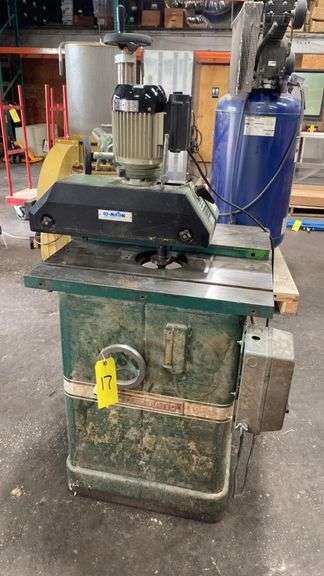 Powermatic 26 Shaper, Co-Matic AF-48 Power Feeder, 3HP 3-Phase, Serial 792667, Feeder 95021048