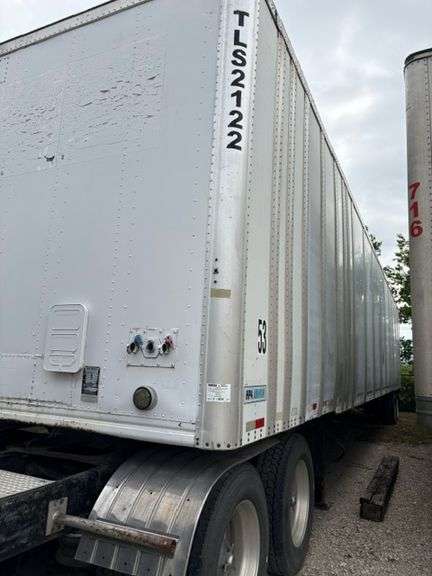 2000 HPA 53' Dry Van Trailer, VIN 1NNVX5325YM327107