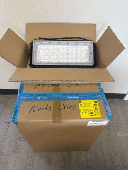 Industrial LED Light Module, Alpha Model, 40 LEDs, C14680 Lens