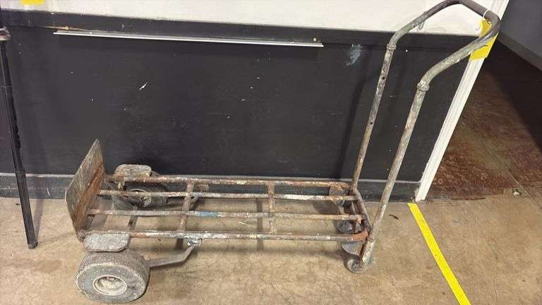 Heavy-Duty Steel Platform Truck 48x20in with Pair of 1000 lb Furniture Dollies.