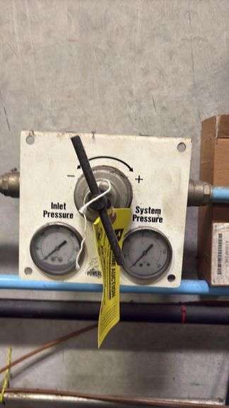 Powermite Dual-Gauge Pneumatic Pressure Regulator Panel 300 PSI Inlet/System, Panel Mount