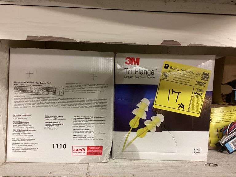 3M TRI-FLANGE EARPLUGS 100PR PER BOX (P3000) (SOLD 4X THE MONEY)