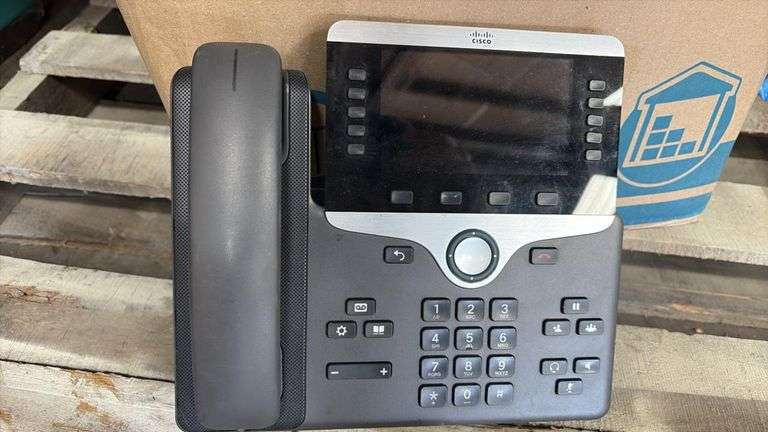 Cisco CP-8851 IP Phone, 5" Color Display, Dual Gigabit Ethernet, PoE, Handset Included