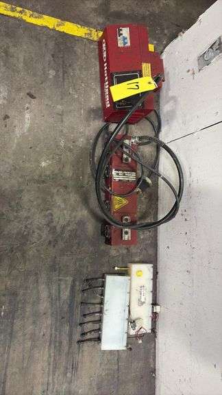 M&R HotHead Fabric Surface Heater Attachment, 230V, Serial 253255054T, Digital Controls