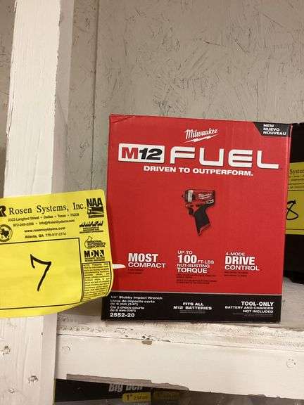 MILWAUKEE M12 1/4” STUBBY IMPACT WRENCH TOOL ONLY (2552-20)