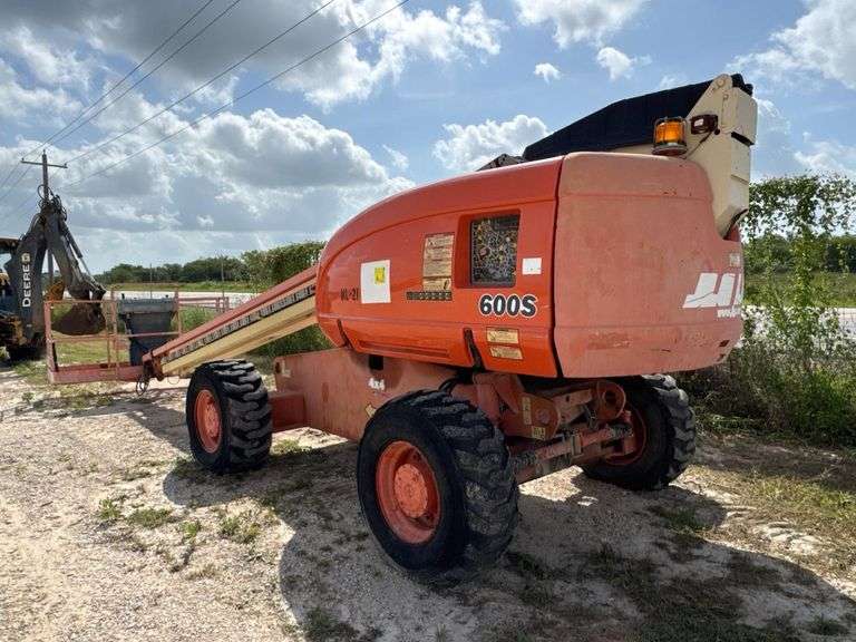 JLG 600S Telescopic Boom Lift, 60 ft Platform, 4x4, Diesel, 2002, 5,402 Hours, S/N 0300067969