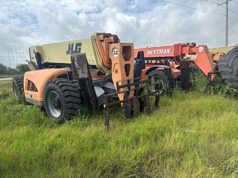 JLG G12-55A Telehandler, 12,000 lbs Cap, 55 ft Lift, 2007, 4WD, Cummins Diesel, SN: 0160029316, No Key Available, 1,805 Hours