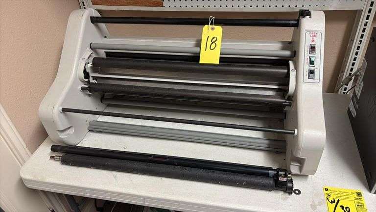 Banner American Easy-Lam II 27" Roll Laminator, Model AGY30996, 120V, 1840W