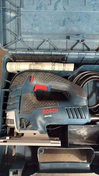 Bosch JS470E 7A Corded Jigsaw, 120V, 4.72" Wood Cut, Variable Speed, Case, Assembled in Hungary