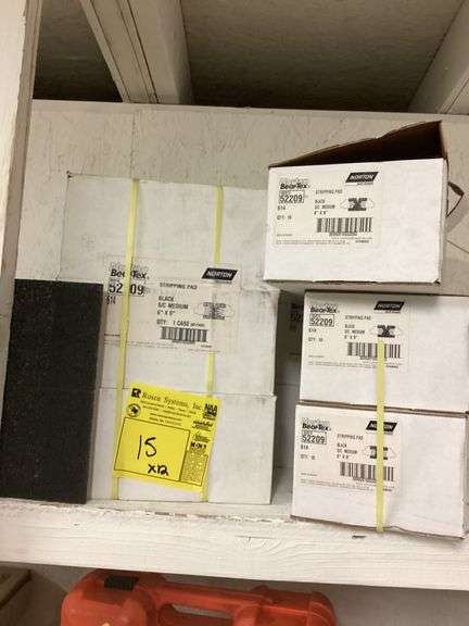 NORTON STRIPPING PAD BLACK 6”x9” 10 PER BOX (52209) (SOLD 12X THE MONEY)