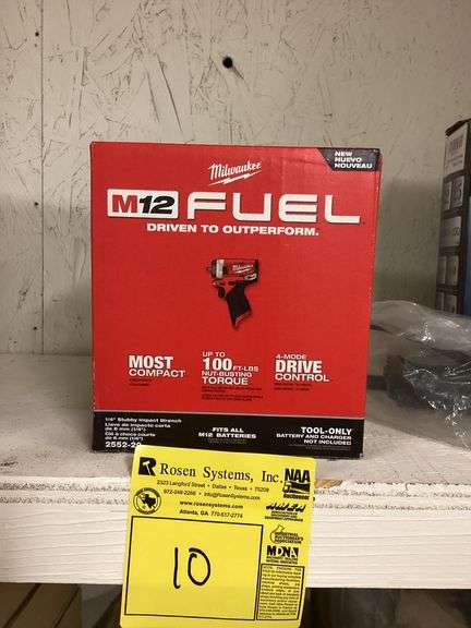 MILWAUKEE M12 1/4” STUBBY IMPACT WRENCH TOOL ONLY (2552-20)