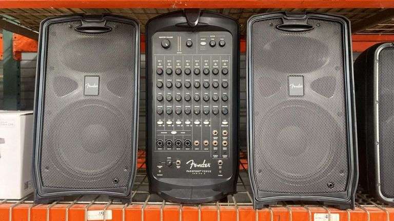 Fender Passport Venue Series 2 600W Portable PA System, 10-Channel Mixer, Bluetooth, CGPE2001234