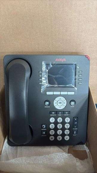 Avaya 9611G IP Desk Phone, Color Display, Gigabit Ethernet, PoE, S/N: 12N537006053