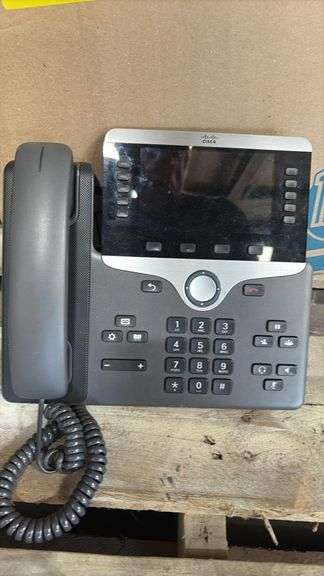 Cisco CP-8851 IP Desk Phone with 5" Color Display, PoE, Bluetooth, and USB Support
