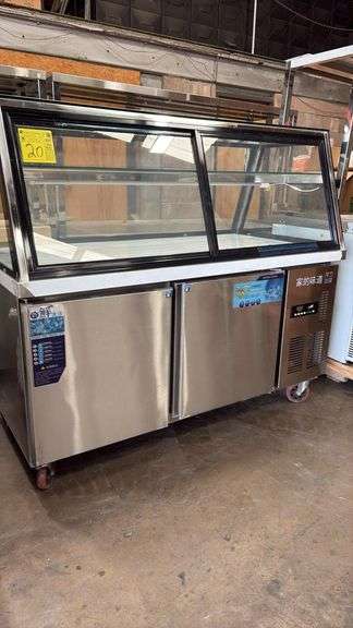 Cooler Depot DXXXC-1500Z 60" Commercial Refrigerated Display Case, 18.7 cu. ft., Stainless Steel